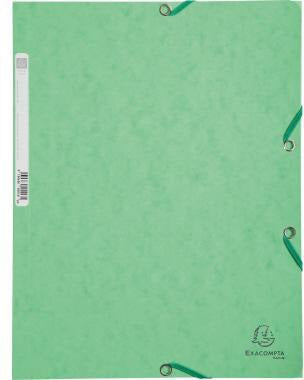 Exacompta Eckspanner Nature Future 55511E DIN A4 400g Karton grau mit Gummizugverschluss