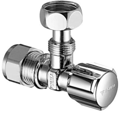 SCHELL Eckventil COMFORT regulierbar 3/8 Zoll Verschraubung chrom – 50 Stück