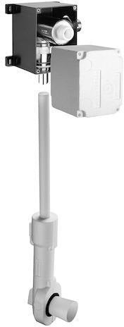 SCHELL UP-WC-Druckspüler COMPACT II ND Niederdruck mit Vorabsperrung 1 Zoll AG
