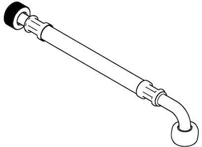 SCHELL MONTUS Flexibler Schlauch für Spülkasten 8 cm – Ersatzteil