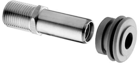 SCHELL Urinal-Zulaufgarnitur DN 15 RV 1/2 Zoll Messing für Wasserzulauf hinten