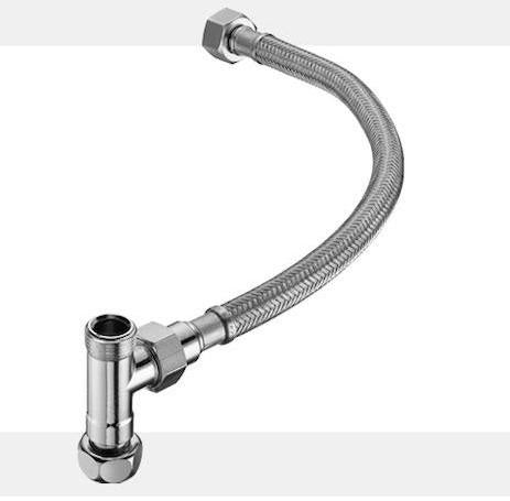 SCHELL Anschlussset EV-Thermostat Flexibel chrom – für Eckventil-Thermostat