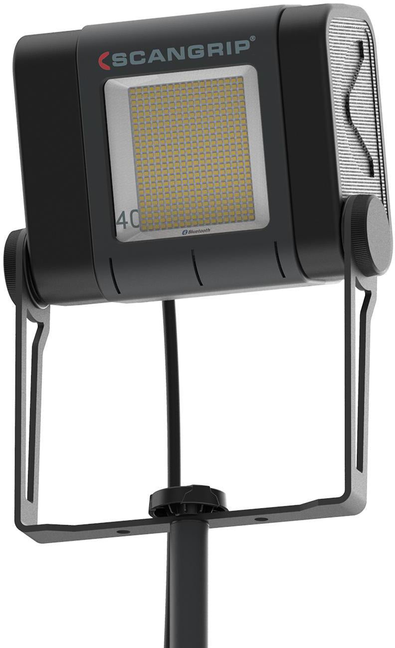 SCANGRIP SITE LIGHT 40 LED-Strahler 315 W, 10000-40000 lm, IP65, Bluetooth, 10 m Kabel