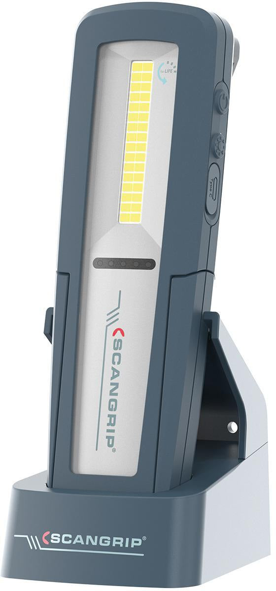 SCANGRIP STAR LED-Akkuhandleuchte 500/1000 lm, 3,7 V 5200 mAh Li-Ion, IP65
