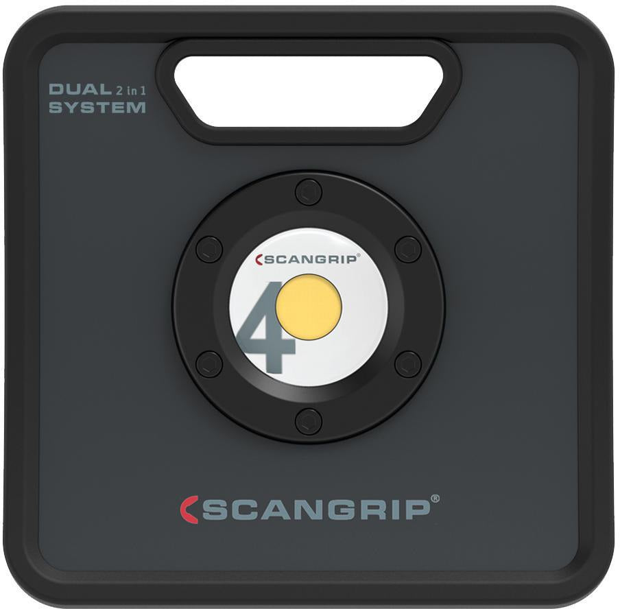 SCANGRIP LED-Strahler NOVA 4K C+R 29 W, 400-4000 lm, 5 m Kabel, Akku- und Kabelbetrieb