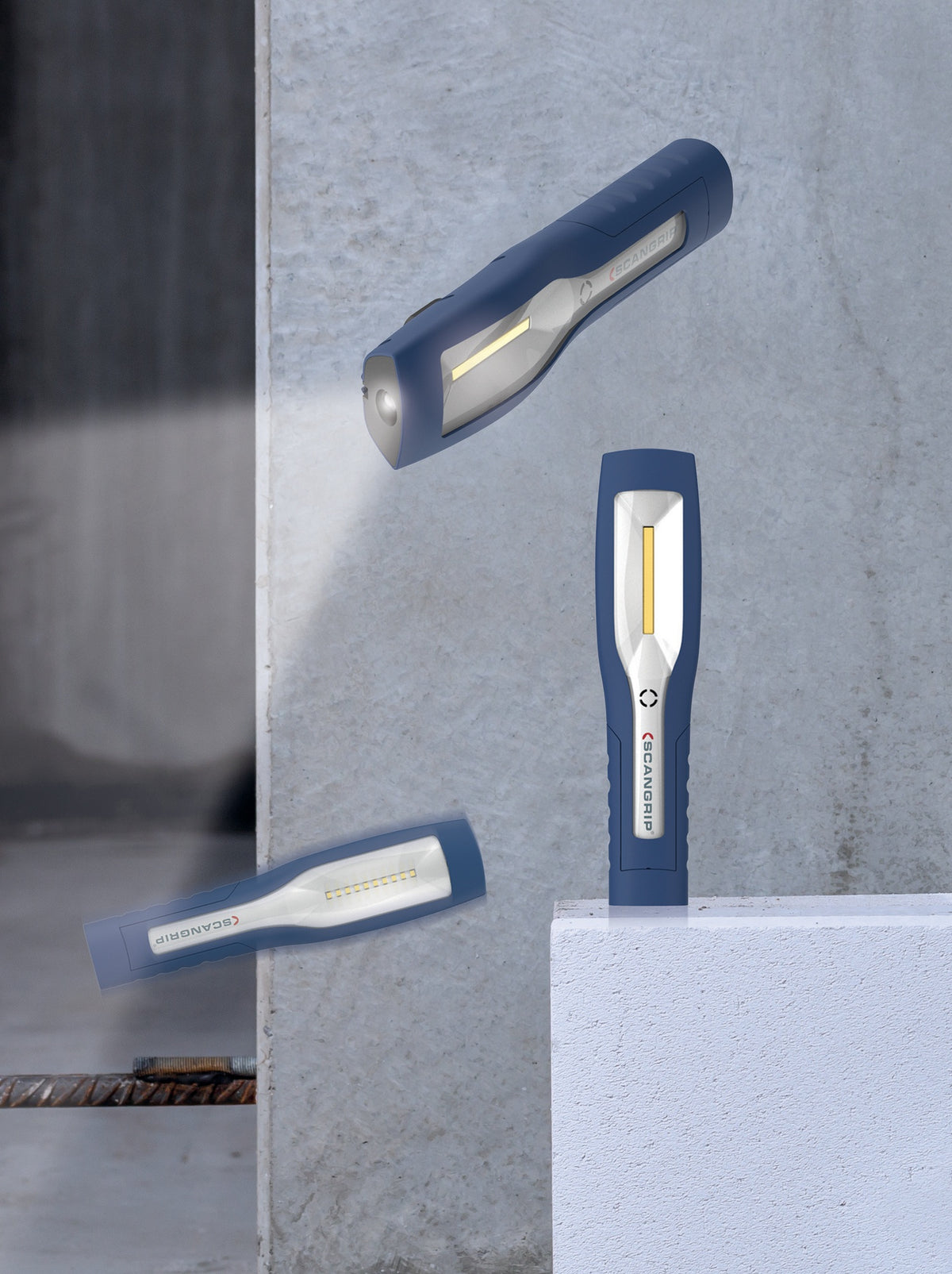 SCANGRIP STAR LED-Akkuhandleuchte 500/1000 lm, 3,7 V 5200 mAh Li-Ion, IP65