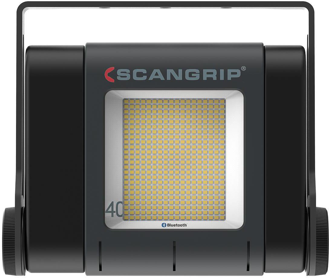 SCANGRIP SITE LIGHT 40 LED-Strahler 315 W, 10000-40000 lm, IP65, Bluetooth, 10 m Kabel