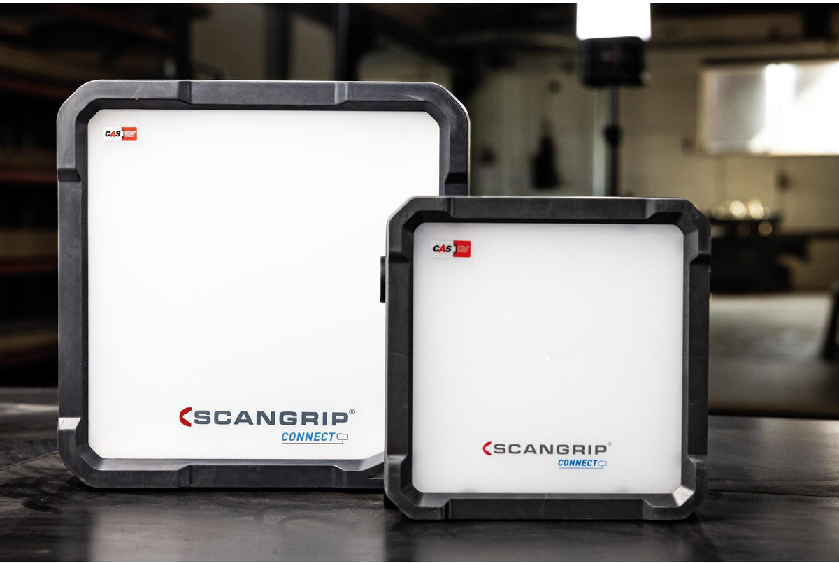 SCANGRIP LED-Strahler VEGA 4 CONNECT 40 W – 2000-4000 lm, IP54, diffus, blendfrei