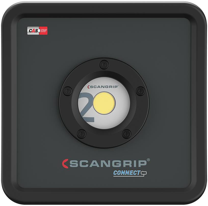 SCANGRIP LED-Strahler NOVA 2 CONNECT 16 W 200-2000 lm IP30 – Dimmbar, Powerbank, COB-LED