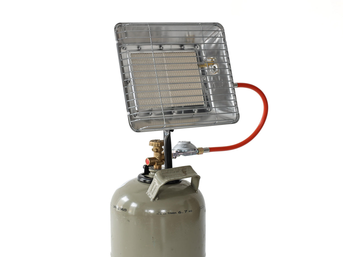 ROTHENBERGER INDUSTRIAL Gas-Heizstrahler 2,7-4,2 kW, 50 mbar, inkl. Regler & Schlauch