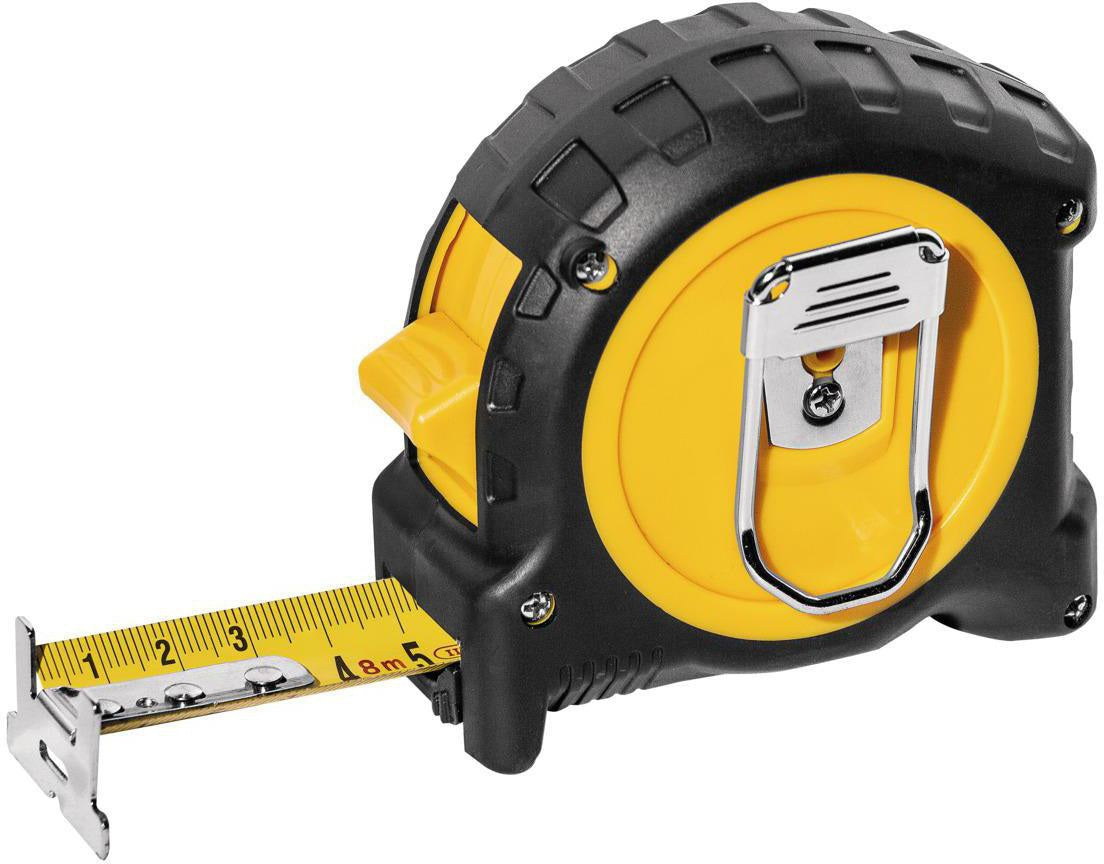 STABILA Taschenrollbandmaß BM 300 L.8m B.27mm mm/mm EG II PC-ABS/TPE EASY-CLIP STABIL