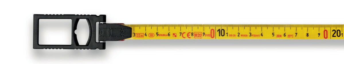 STABILA Kapselbandmaß LBM 2000 FIBREGLASS 20 m Glasfaserband EG III