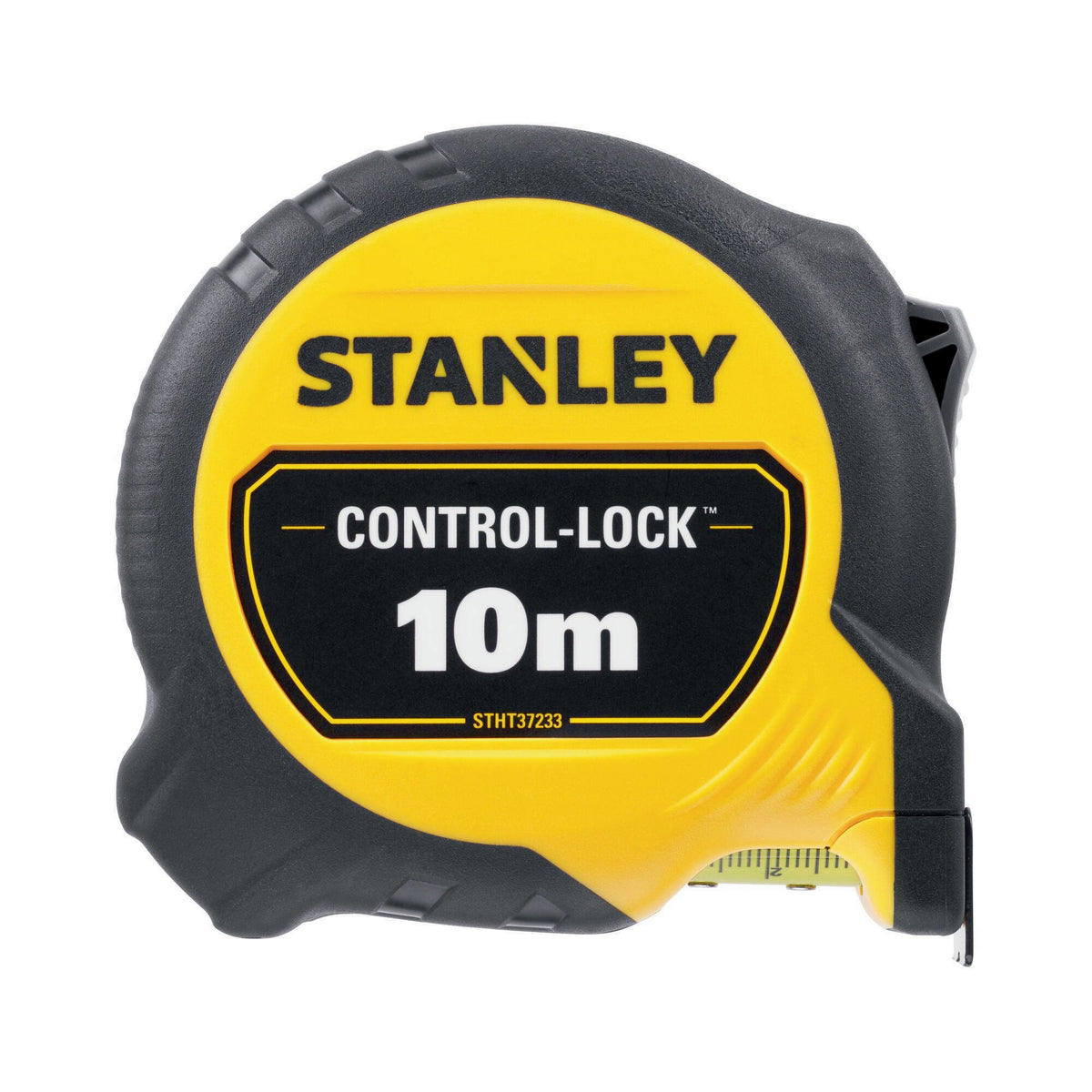 STANLEY Taschenrollbandmaß Compact Pro 10 m – EG II Genauigkeit, BladeArmor®-Beschichtung
