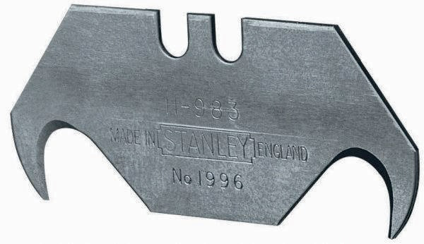 STANLEY Hakenklinge 2-11-983, 50 x 19 x 0,65 mm, ohne Lochung, 10 Stück im Spender