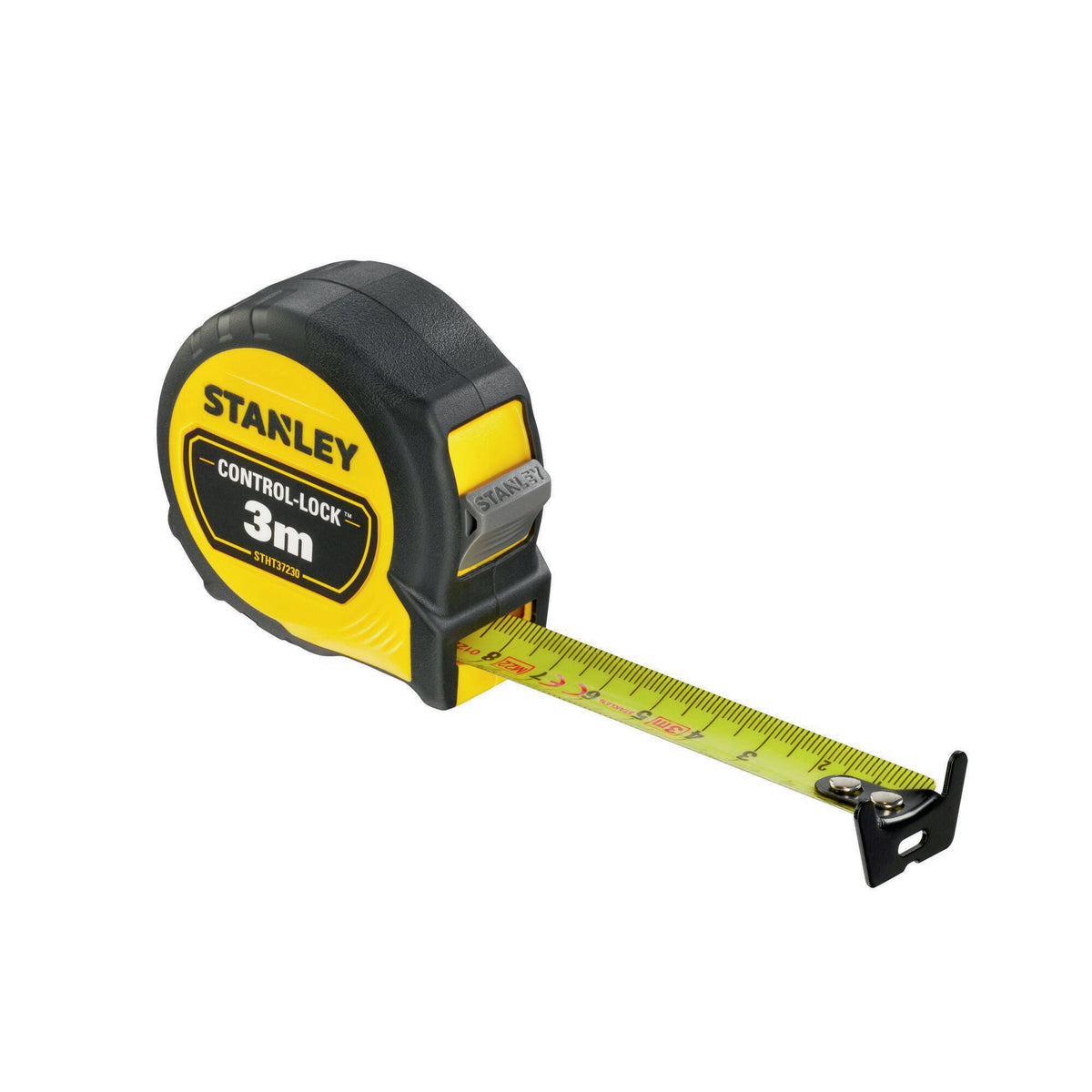 STANLEY Taschenrollbandmaß Compact Pro 10 m – EG II Genauigkeit, BladeArmor®-Beschichtung