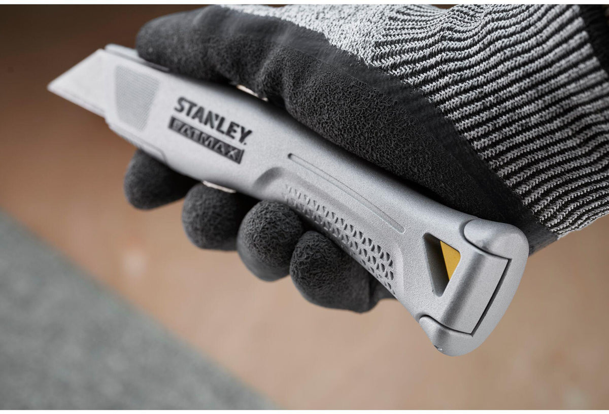 Universalmesser FatMax von Stanley – 19 mm Klinge, 165 mm, mit Klingenspeicher