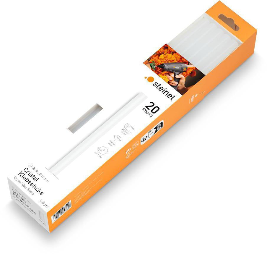STEINEL Klebesticks CRISTAL L.250mm Klebepatronen-Ø 11mm 500 g/20 St.