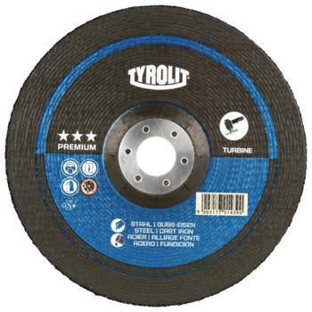 TYROLIT Schruppscheibe PREMIUM T-GRIND 125 x 7 mm Körnung 24 für Stahl und Guss