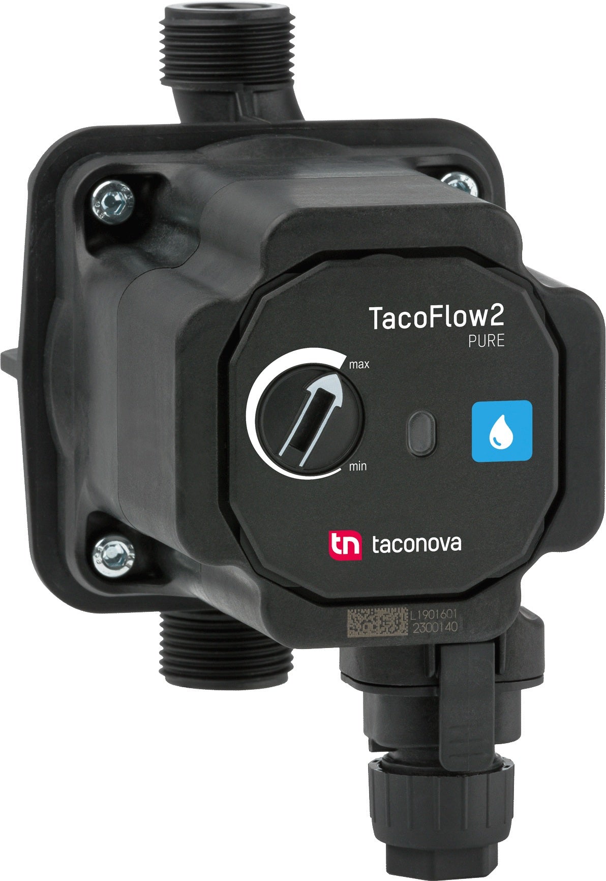Taconova TacoFlow2 PURE 15-14/80 Hocheffizienz Zirkulationspumpe mit Touch-Bedienung