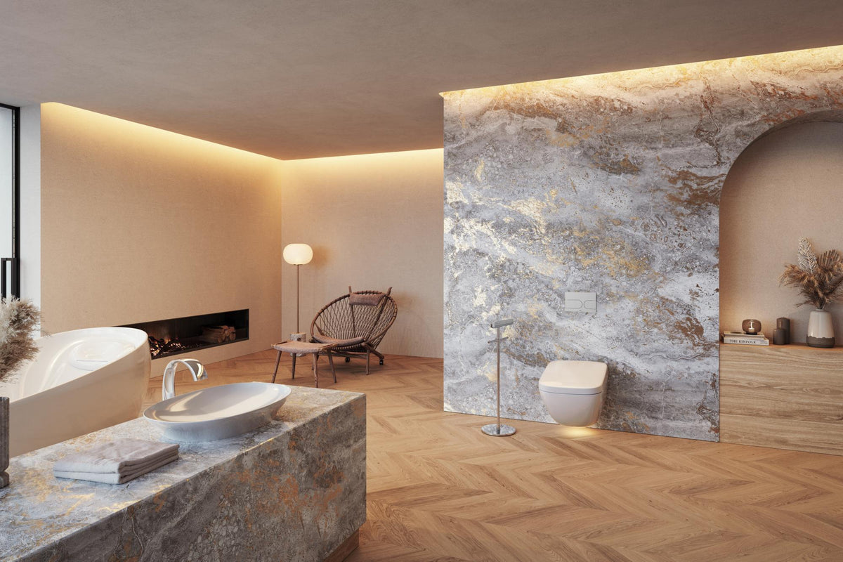 TOTO NEOREST WX1 Wand-WC tief, randlos, mit TornadoFlush, weiß – für WASHLET TCF95180GEU