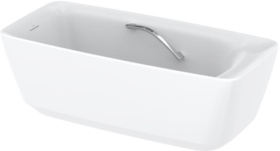 TOTO Floating Badewanne eckig freistehend mit Wannengriff Recline Comfort Galaline