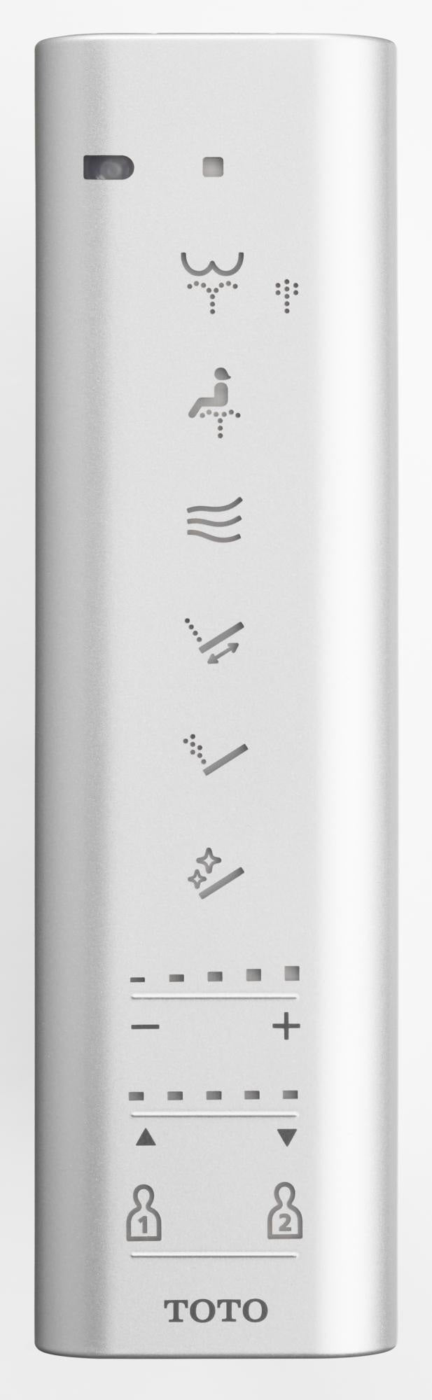 TOTO WASHLET RW Dusch-WC mit Fernbedienung und EWATER+ Reinigungssystem in Weiß/Silber