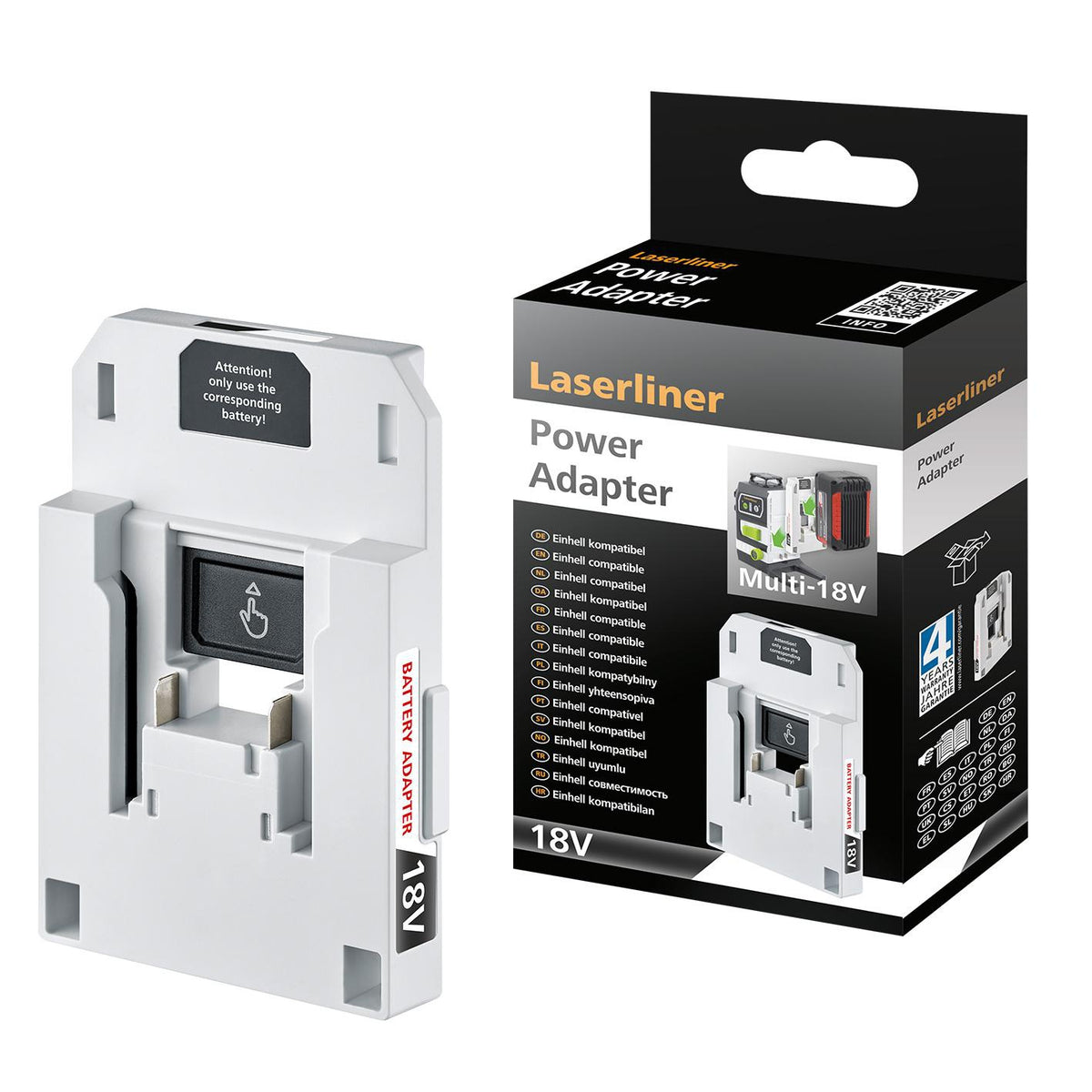 Akku-Adapter PowerAdapter Bosch Prof. von LASERLINER – 18V Kompatibilität