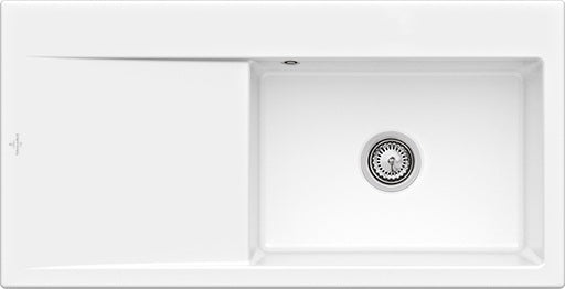 Villeroy & Boch Einbauspüle Subway Style 60 Weiß Alpin CeramicPlus 1000 mm