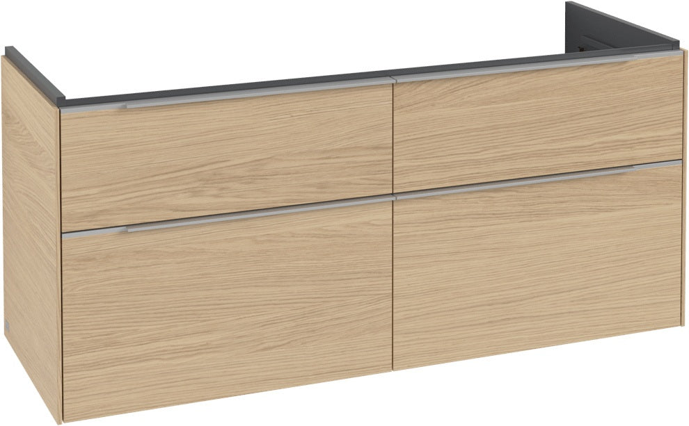 Villeroy & Boch Subway 3.0 Waschtischunterschrank 1272 mm Brilliant White mit 4 Auszügen