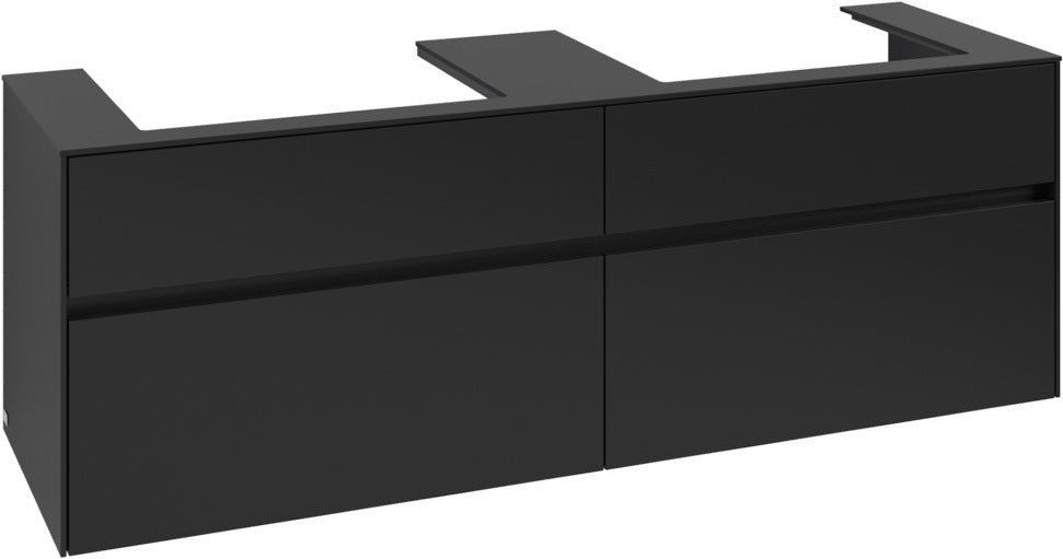Villeroy & Boch Waschtischunterschrank Collaro C02400VL 1600 mm Volcano Black
