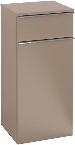 Villeroy & Boch VENTICELLO Seitenschrank Eiche matt 404 mm – wandhängend, Soft-Close, Anschlag rechts