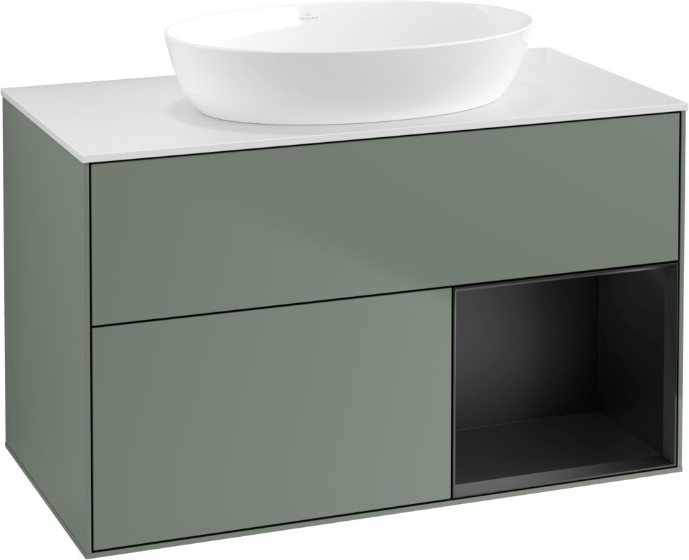 Villeroy & Boch Finion Waschtischunterschrank FA21GFGF 1000 mm Glossy White Lacquer