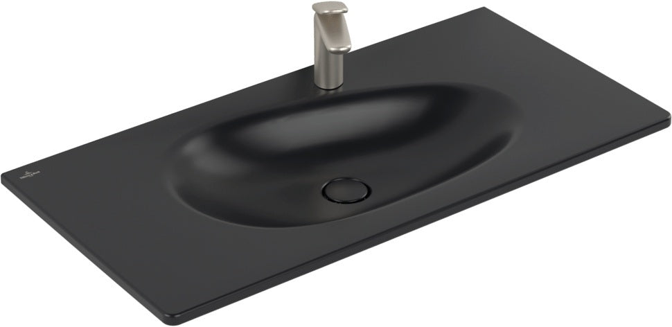 Villeroy & Boch Antao Schrankwaschtisch 800 mm Almond CeramicPlus – Wandmontage, TitanCeram, ohne Überlauf