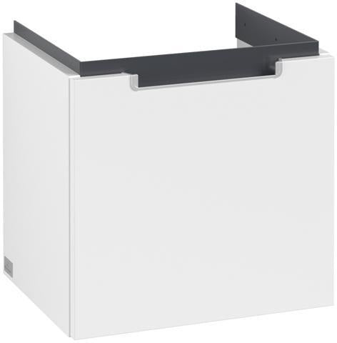 Villeroy & Boch Subway 2.0 Waschtischunterschrank 440 mm Glossy White mit Auszug