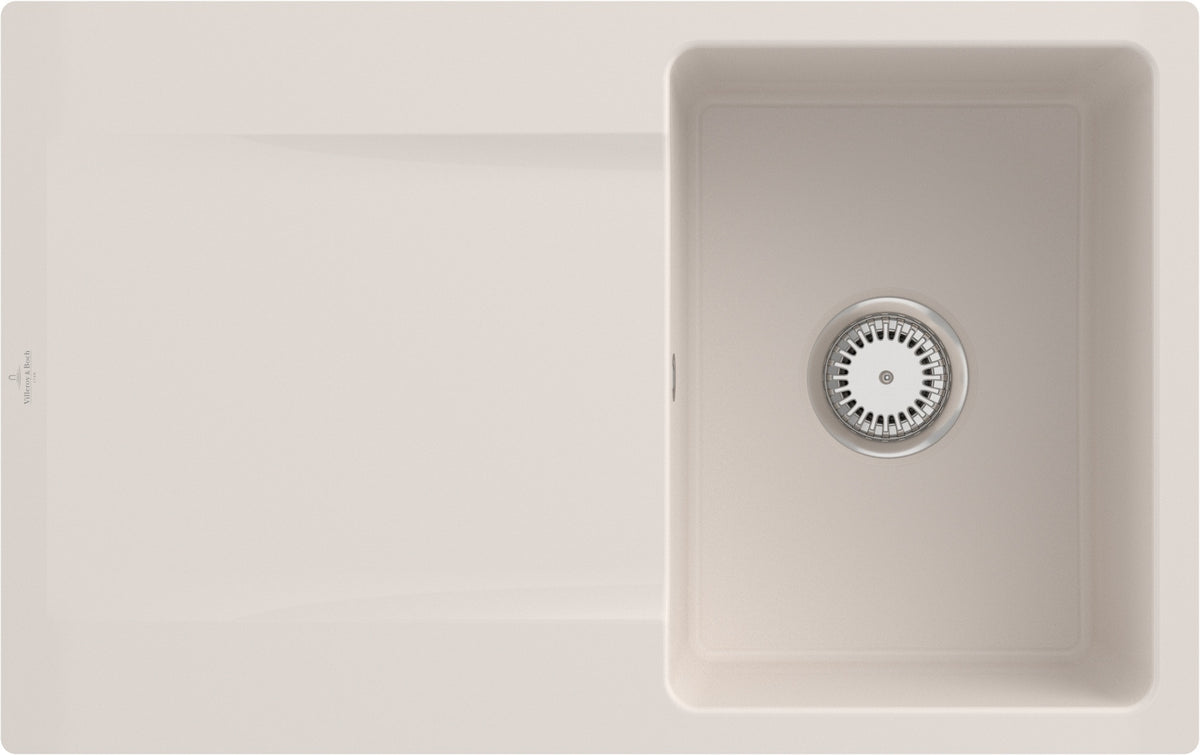 Villeroy & Boch Siluet 45 flat Einbauspüle 780x490mm Weiß Alpin CeramicPlus