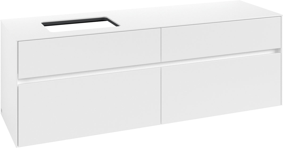 Villeroy & Boch Waschbeckenunterschrank Collaro C121 1600 mm White Matt mit 4 Auszügen