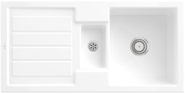 Villeroy & Boch Einbauspüle Flavia 60 Ivory CeramicPlus 1010x510mm