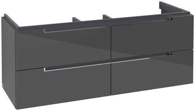 Villeroy & Boch SUBWAY 2.0 Waschtischunterschrank 1287 mm Glossy White mit 4 Auszügen