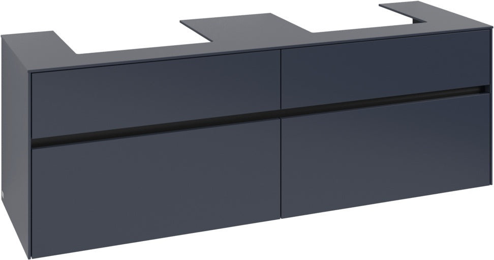 Villeroy & Boch Waschtischunterschrank Collaro C021 B0 1600 mm White Oak mit LED-Beleuchtung