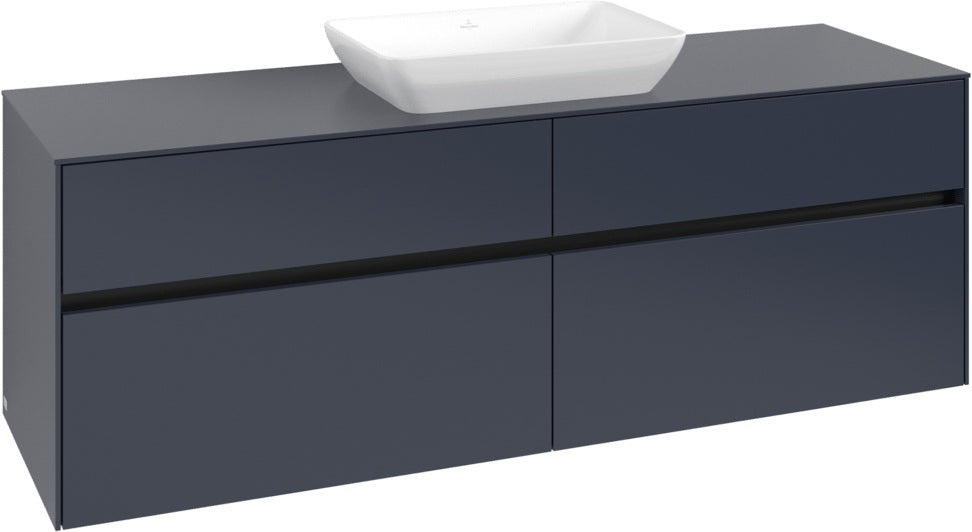 Villeroy & Boch Waschtischunterschrank Collaro C120 B0 1600 mm White Oak mit LED-Beleuchtung
