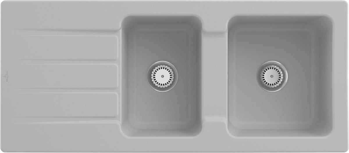 Villeroy & Boch Einbauspüle Architectura 80 338001R1 Weiß Alpin CeramicPlus 1160x510 mm