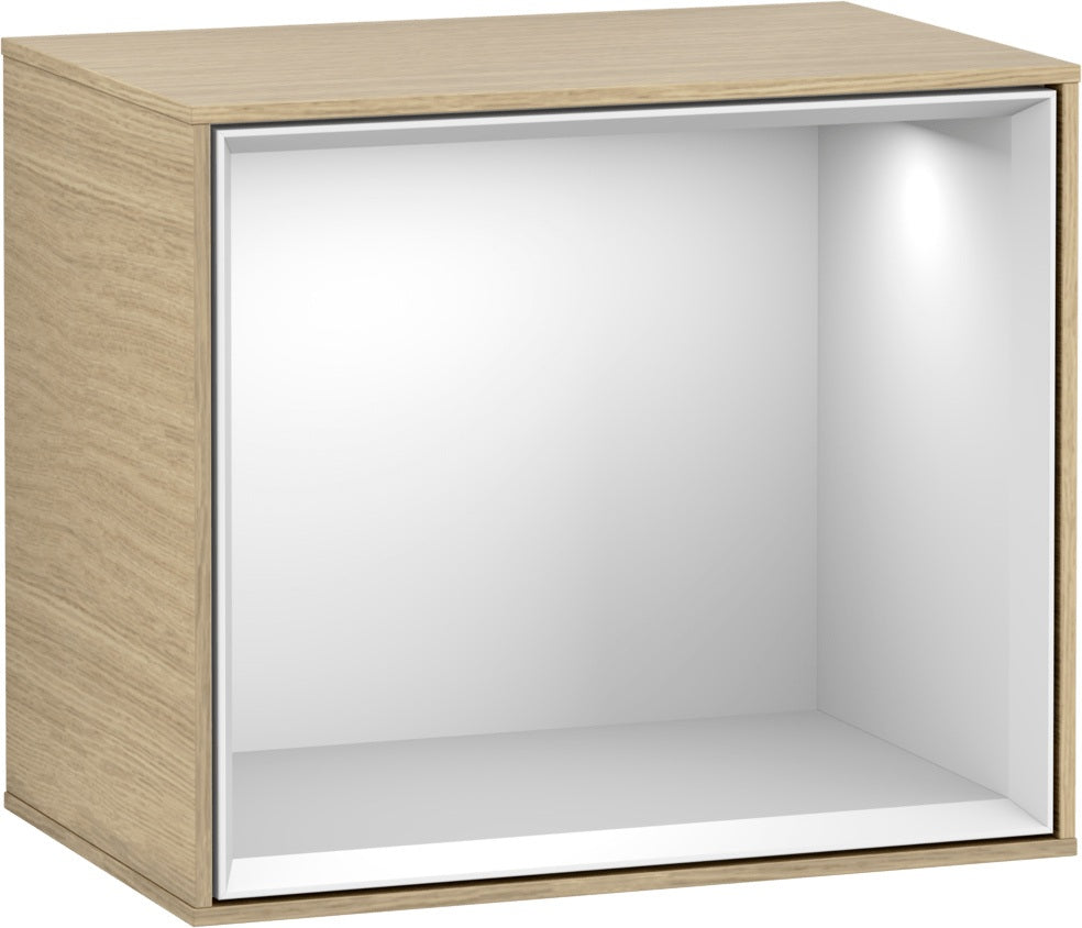 Villeroy & Boch Finion Regalmodul G580GF 418x358x270mm Glossy White Lacquer mit Beleuchtung