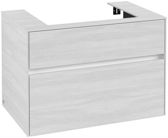 Villeroy & Boch Collaro Waschtischunterschrank 800 mm White Wood mit 2 Auszügen