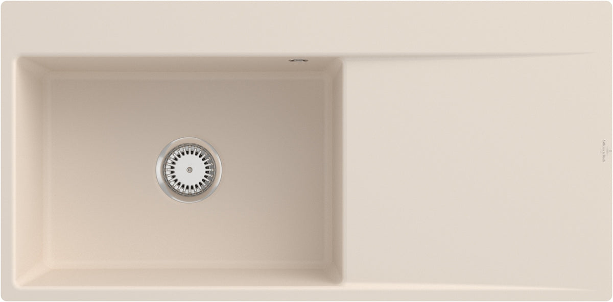 Villeroy & Boch Subway Style 60 Flat Flächenbündige Spüle 980x490mm Weiß Alpin CeramicPlus