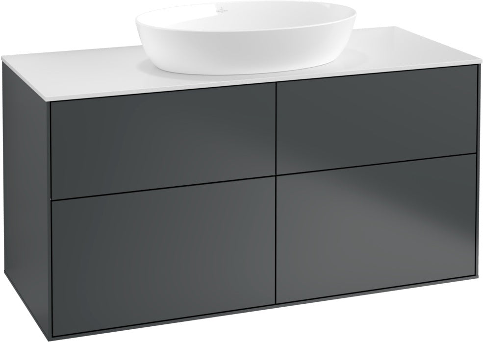 Villeroy & Boch Finion Waschbeckenunterschrank FA3200 1200 mm Glossy White Lacquer