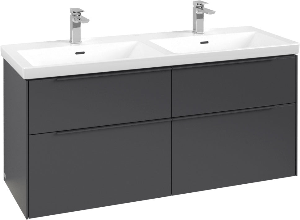 Villeroy & Boch Waschtischunterschrank Subway 3.0 C 568L0 1272 mm Brilliant White mit LED