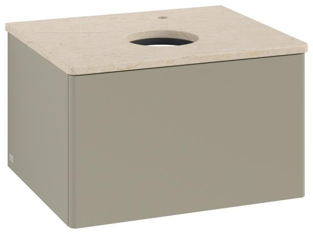 Villeroy & Boch Antao Waschtischunterschrank 600 mm Anthracite Matt Lacquer mit LED-Auszugsbeleuchtung