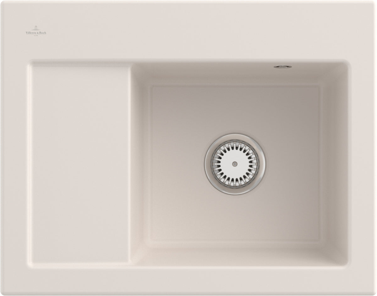Villeroy & Boch Einbauspüle Subway 45 Compact 331301 Weiß Alpin CeramicPlus 650x510mm