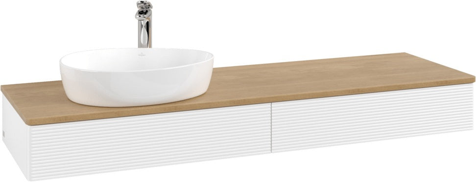 Villeroy & Boch Waschbeckenunterschrank Antao K15151 1600x190x500mm White Matt Lacquer