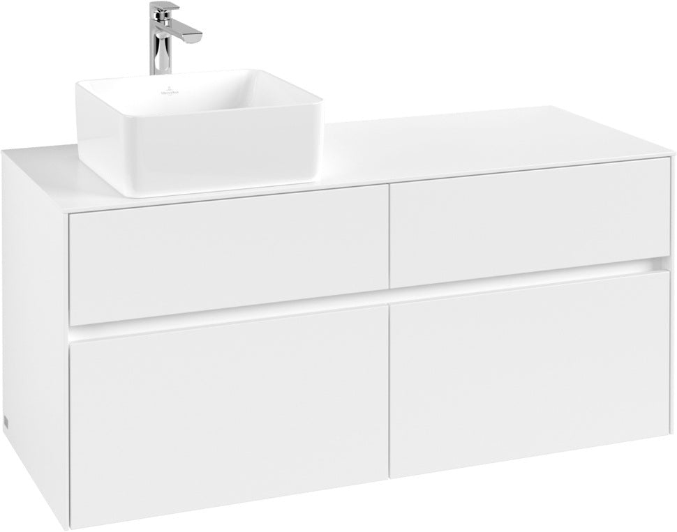 Villeroy & Boch Waschtischunterschrank Collaro C042 1200 mm White Matt mit 4 Auszügen